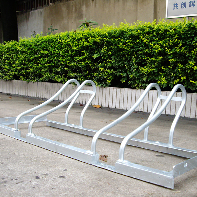 Overlegen kvalitet rustfritt fat sykkel lagring rack parkering for 3 sykler
