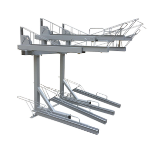 Tilpasset Doule Deck Multiple Bike Parkeringsstativ for garasje