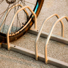 Gulv Sykkelparkering Stativ Hus Oppbevaring 5 Sykler Utendørs