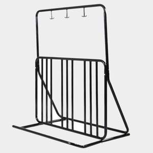 Retail Sykkelstativ Hjelm Display Stand Creative Bike Fence for Public